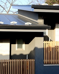 屋根と手すりのディテール